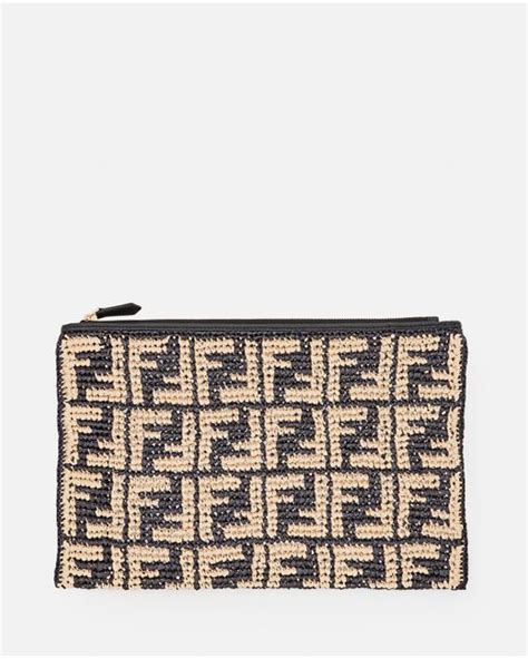 pochette donna fendi|fendi baguette pouch.